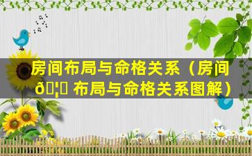 房间布局与命格关系（房间 🦊 布局与命格关系图解）